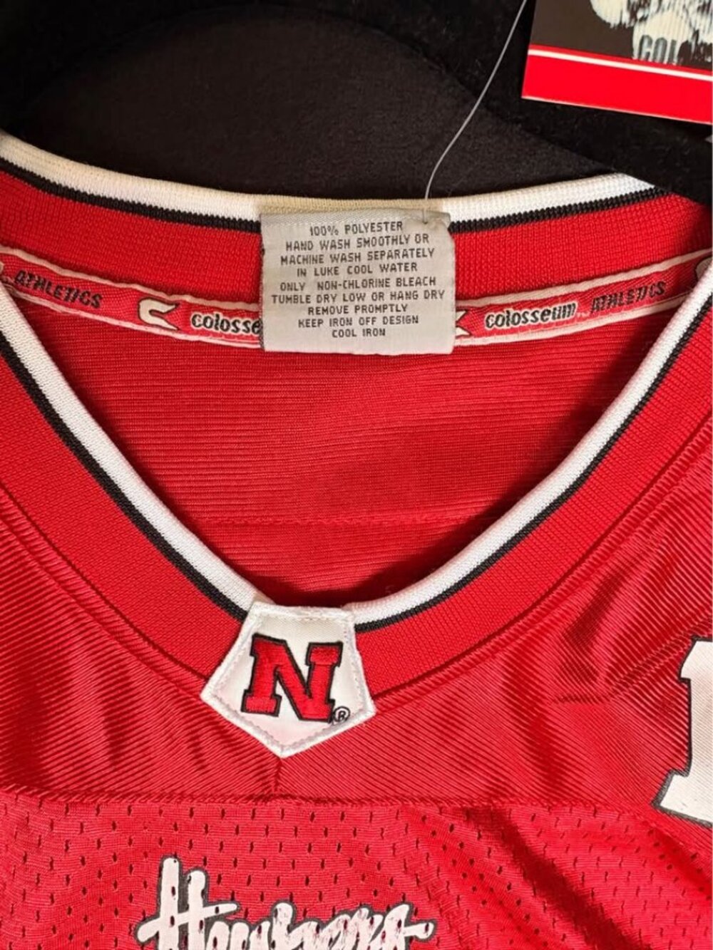 🌽 Nebraska Huskers Colosseum Football Jersey Shirt – Men’s L/XL – NEW - Picture 7 of 10